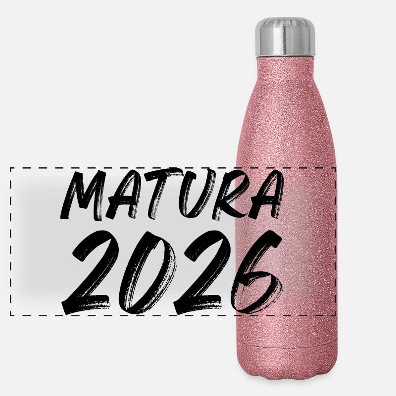 Maturité 2026 Gourde isotherme panoramique pailletée 500 ml
