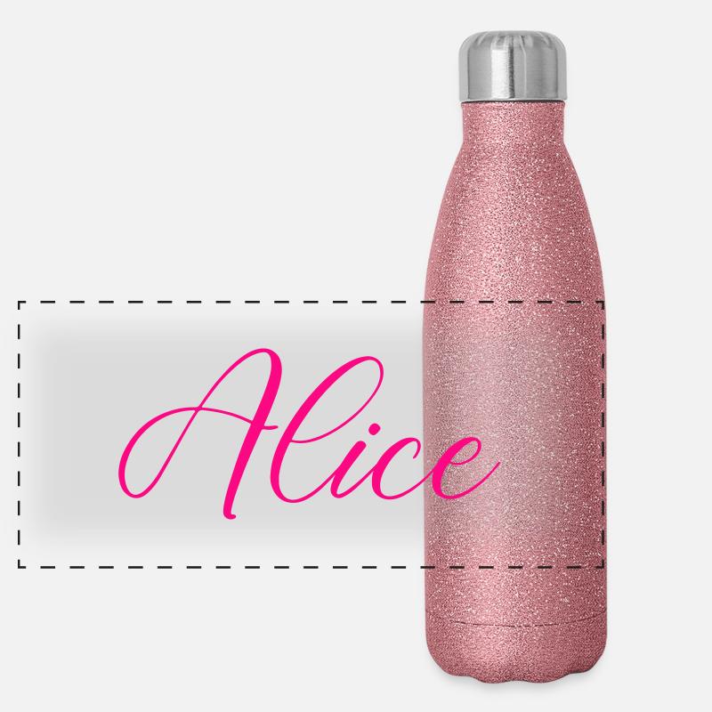 name alice Panorama Glitzer Isolierflasche 500 ml