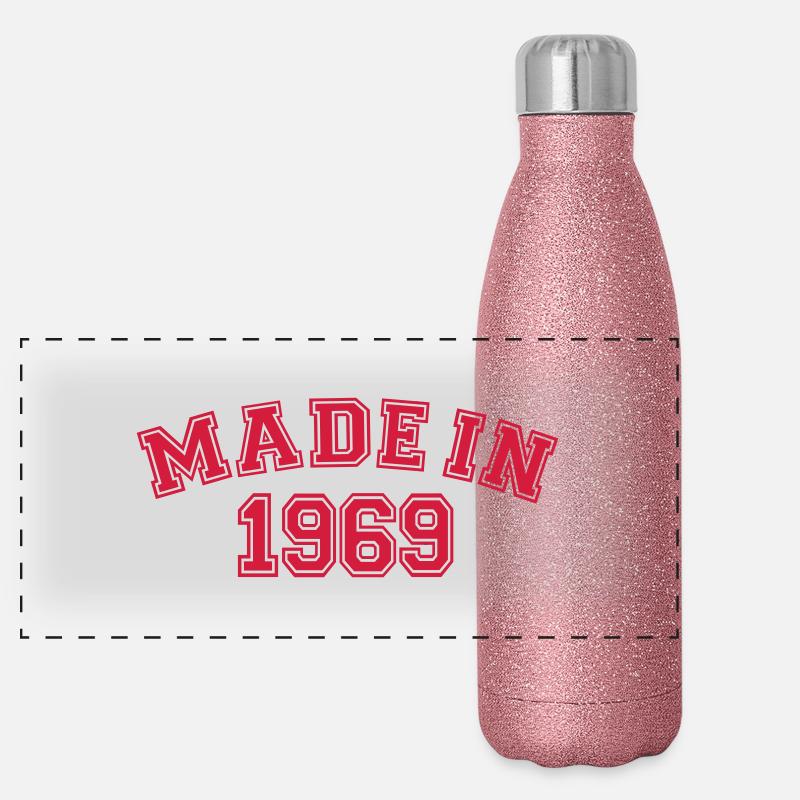 Made in 1969 Gourde isotherme panoramique pailletée 500 ml