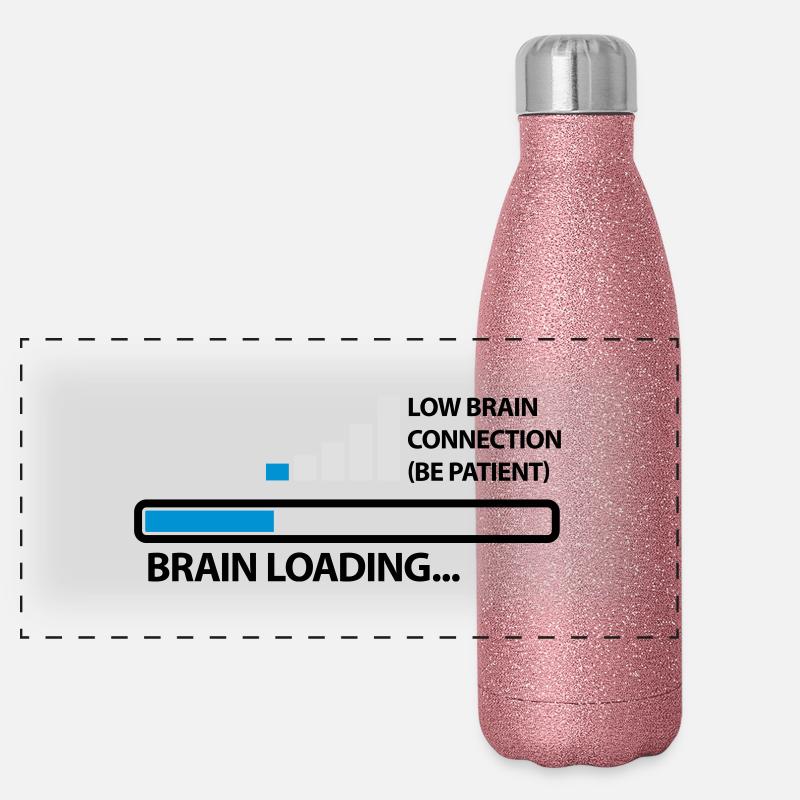 low_brain_connetion_loading_3c Gourde isotherme panoramique pailletée 500 ml