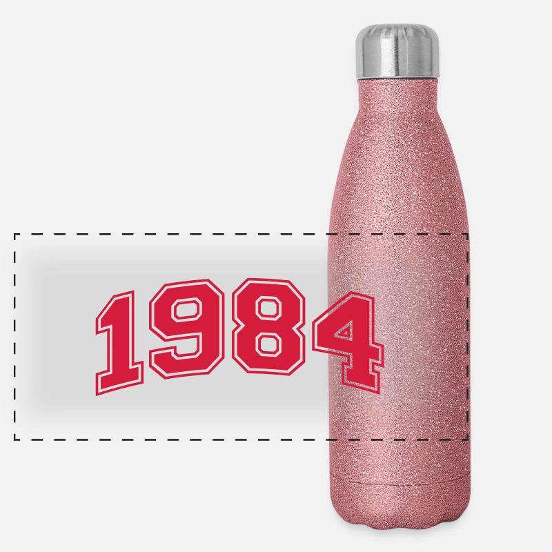 1984 Panorama Glitzer Isolierflasche 500 ml