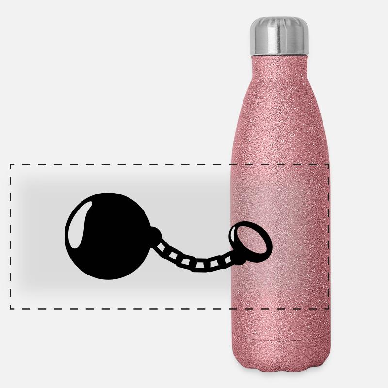 Prison Ball Panoramic Glitter Thermal Bottle 500 ml
