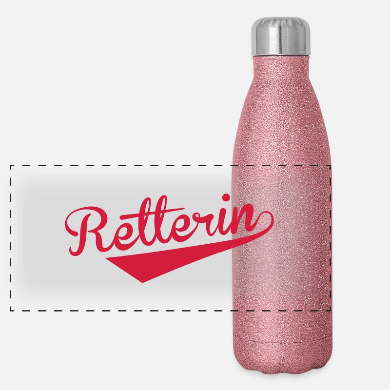 Secourisme / Secouriste / Secours / Secourir Gourde isotherme panoramique pailletée 500 ml
