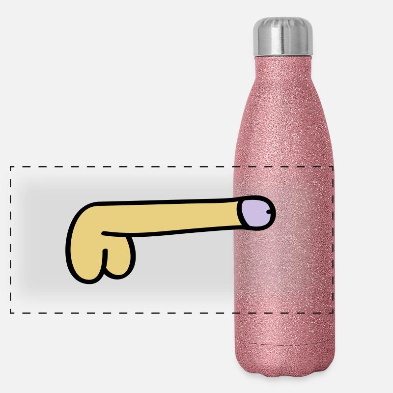 symbol dick Panorama Glitzer Isolierflasche 500 ml