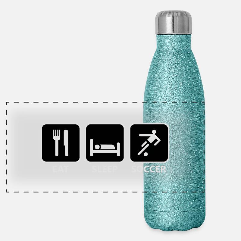 Fußball Gourde isotherme panoramique pailletée 500 ml