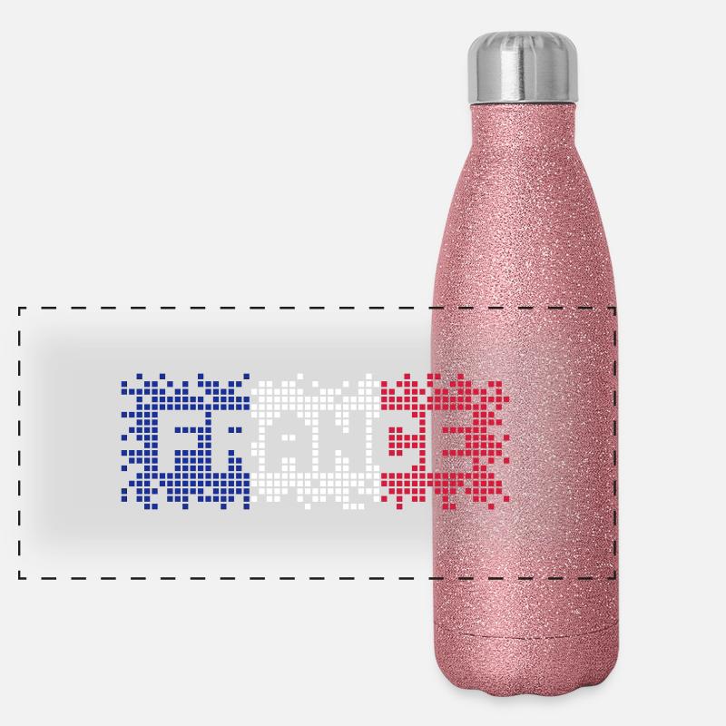 France Gourde isotherme panoramique pailletée 500 ml