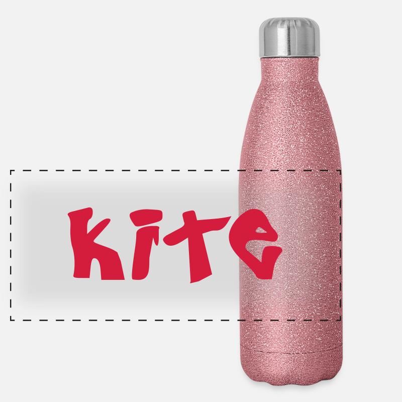 kite_vec_1 de Panorama Glitzer Isolierflasche 500 ml