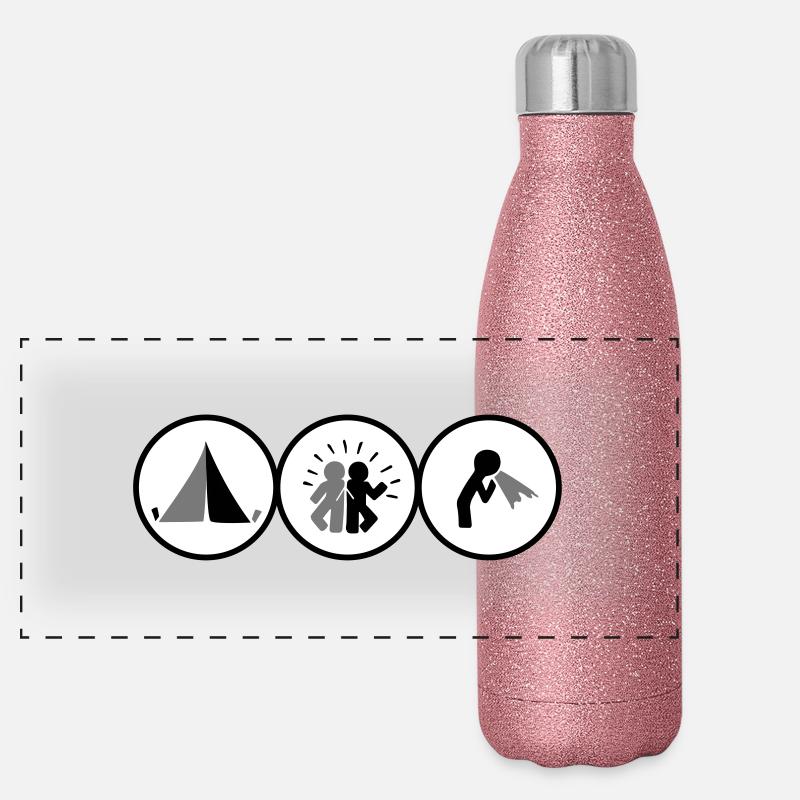 Festival Panoramic Glitter Thermal Bottle 500 ml