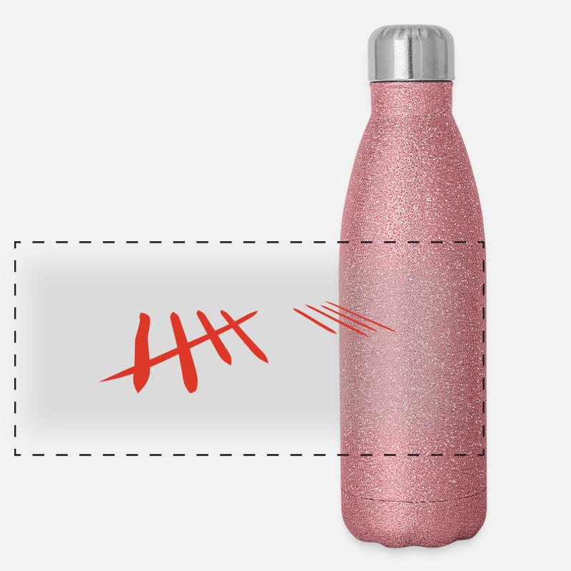 symbole Gourde isotherme panoramique pailletée 500 ml