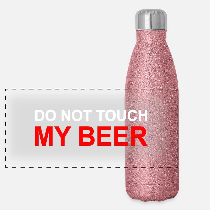 Bier Panorama Glitzer Isolierflasche 500 ml