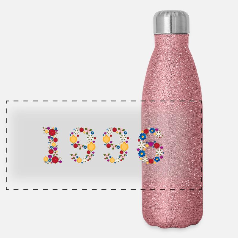 Flowers 1996 Panoramic Glitter Thermal Bottle 500 ml