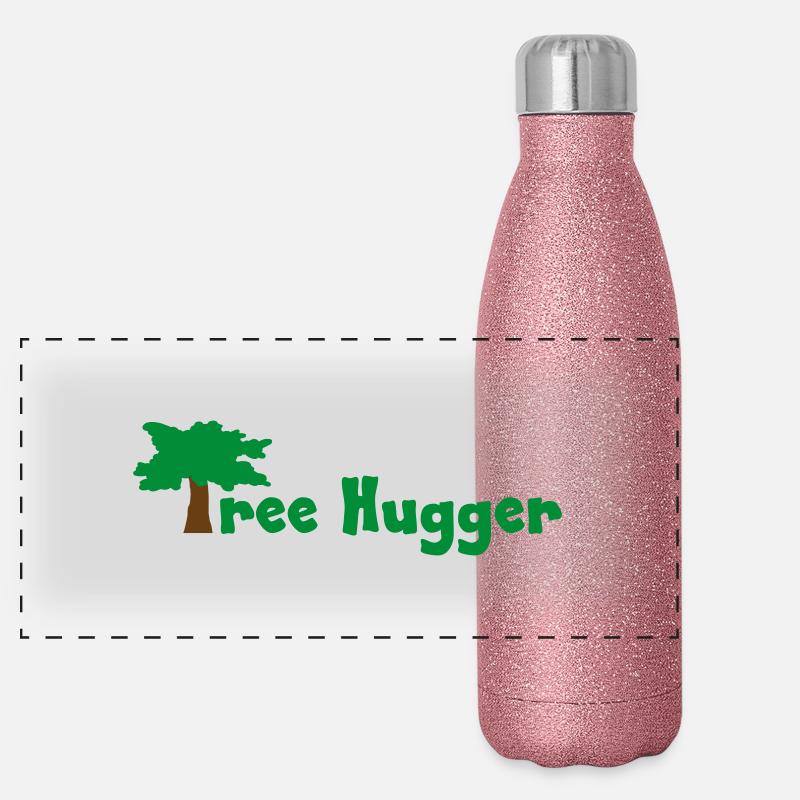 Tree Hugger Panorama Glitzer Isolierflasche 500 ml