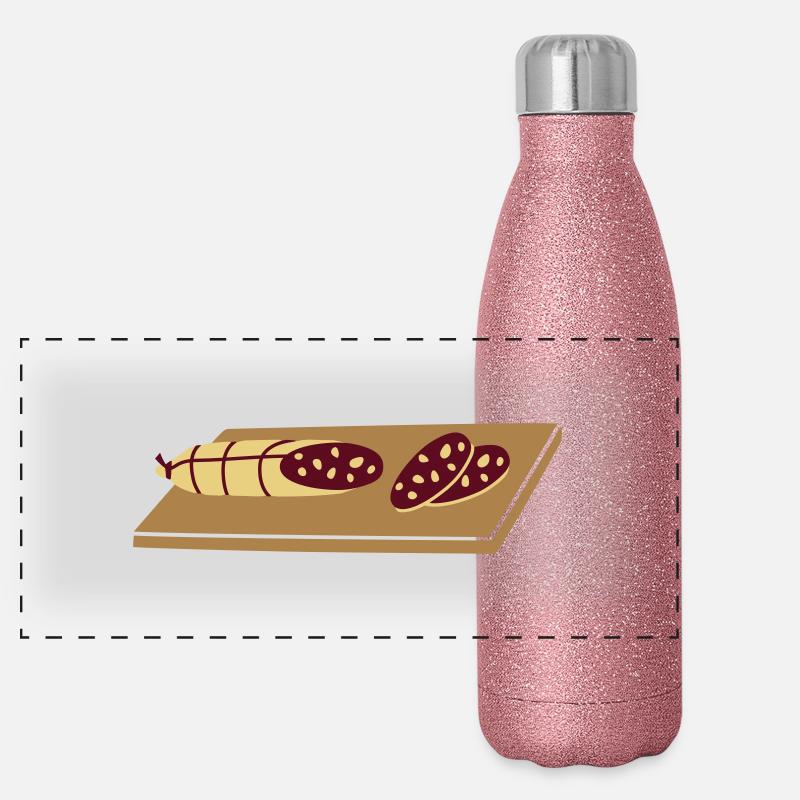 tagliere_con_salame_s1 Panoramic Glitter Thermal Bottle 500 ml