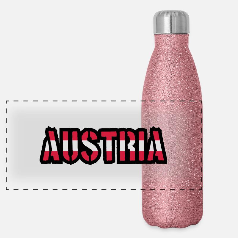 Austria Design Gourde isotherme panoramique pailletée 500 ml
