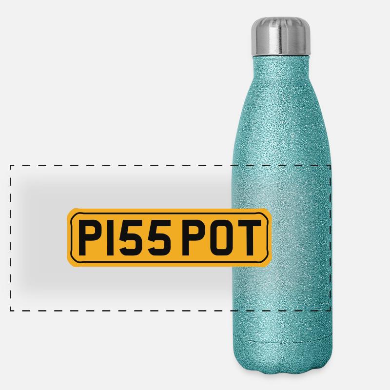 Piss Pot Gourde isotherme panoramique pailletée 500 ml