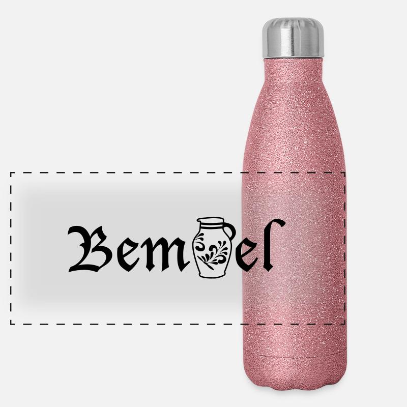 Deutscher Bembel FFM Panorama Glitzer Isolierflasche 500 ml