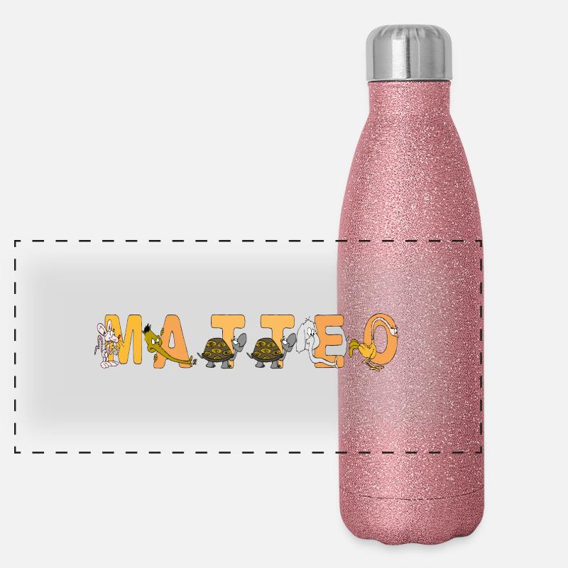 Matteo Panorama Glitzer Isolierflasche 500 ml