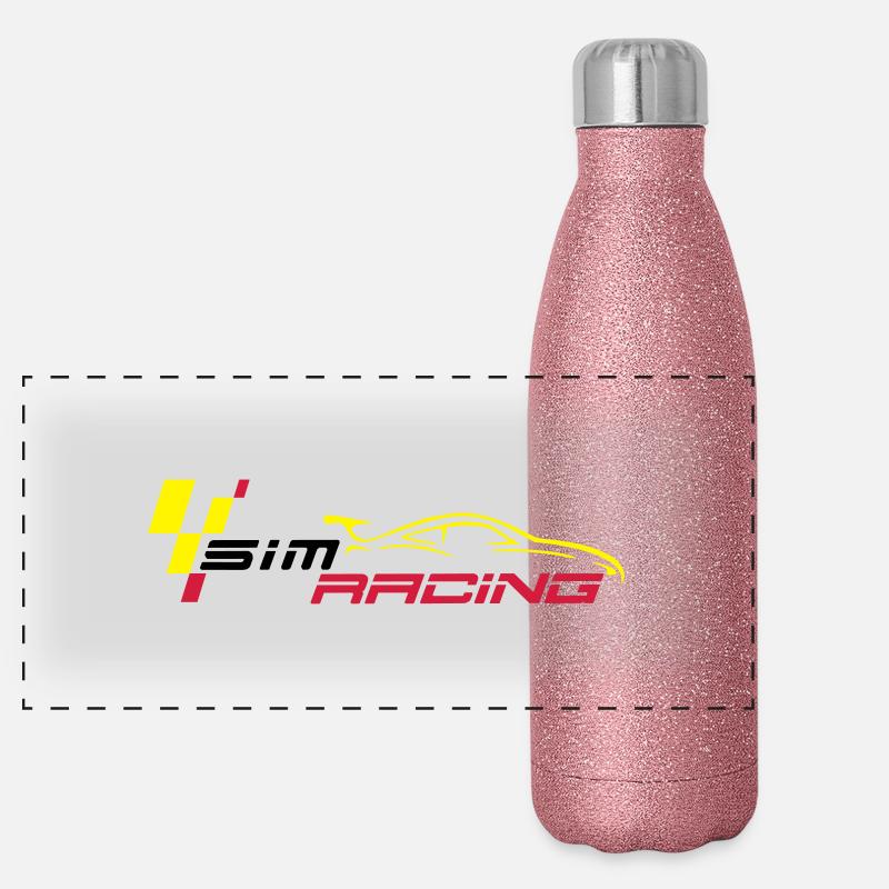 SIMRACING - eRacing Gourde isotherme panoramique pailletée 500 ml