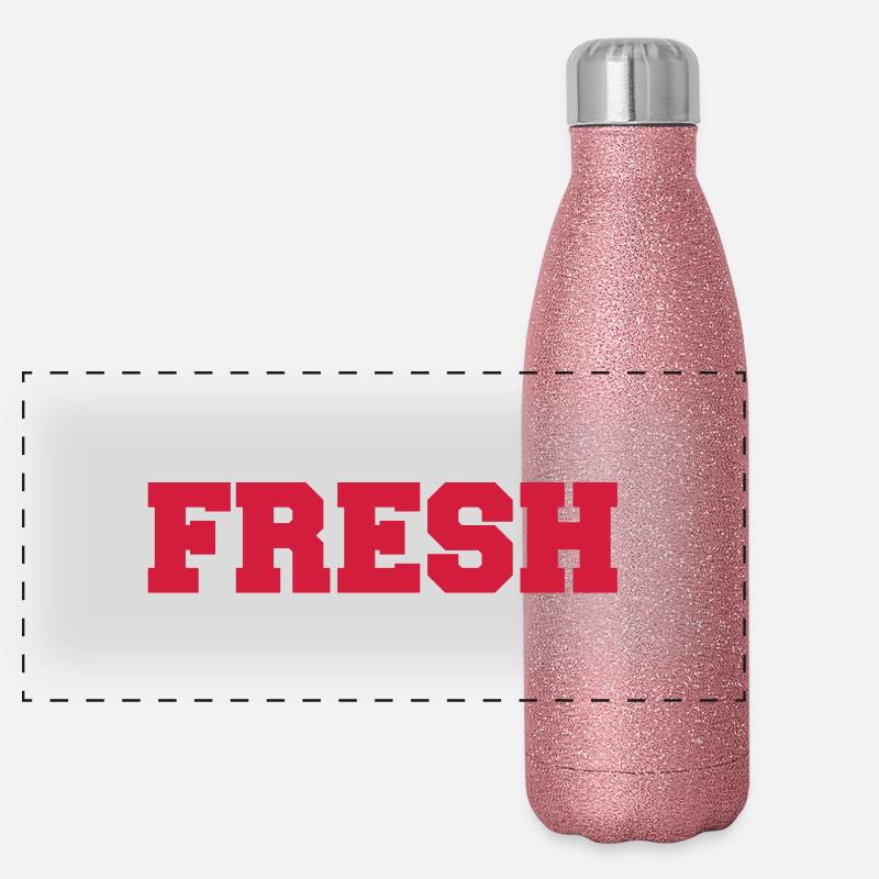 fresh Gourde isotherme panoramique pailletée 500 ml