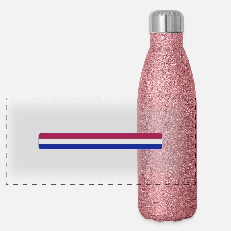Pays-Bas Gourde isotherme panoramique pailletée 500 ml