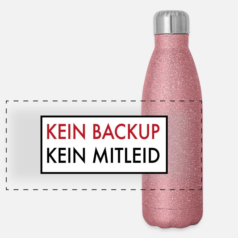 Backup Panorama Glitzer Isolierflasche 500 ml