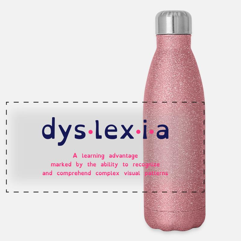 Dyslexia Advantage Panoramic Glitter Thermal Bottle 500 ml