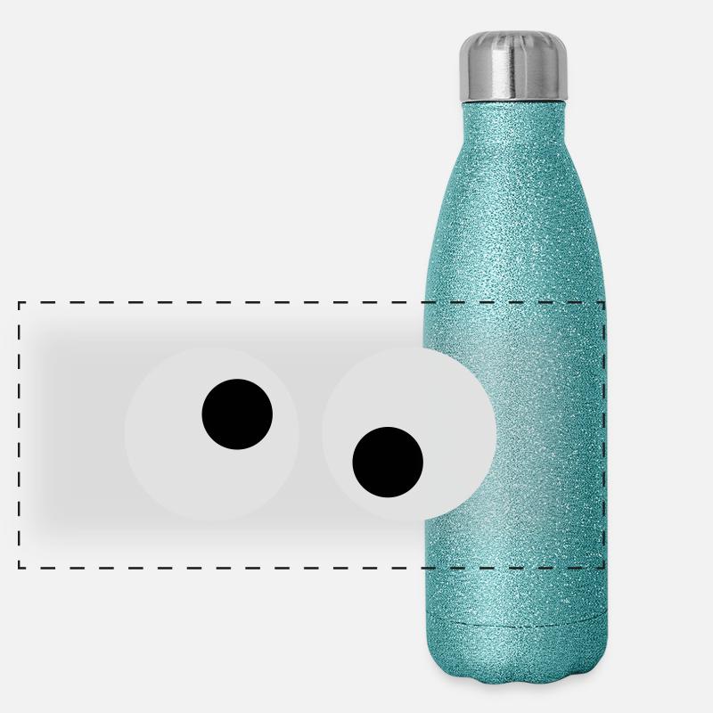 Big eyes Panoramic Glitter Thermal Bottle 500 ml
