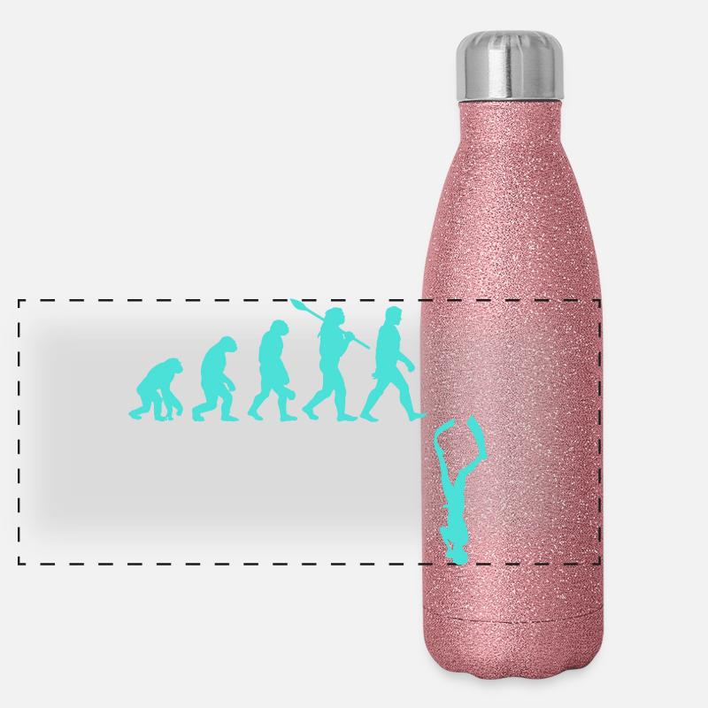 Freediving Evolution Panoramic Glitter Thermal Bottle 500 ml