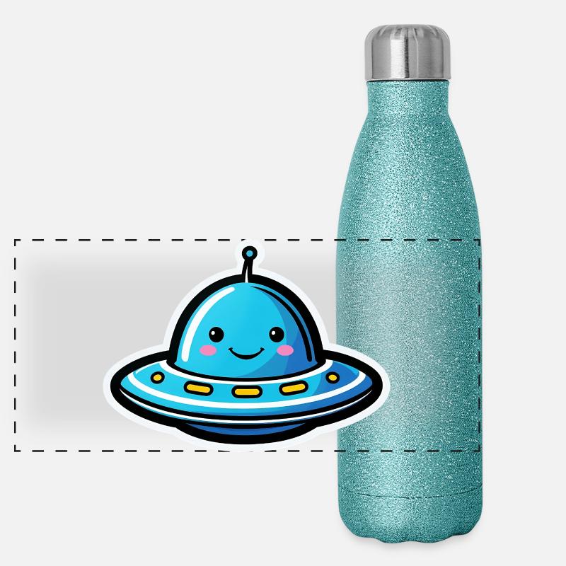 OVNI Gourde isotherme panoramique pailletée 500 ml