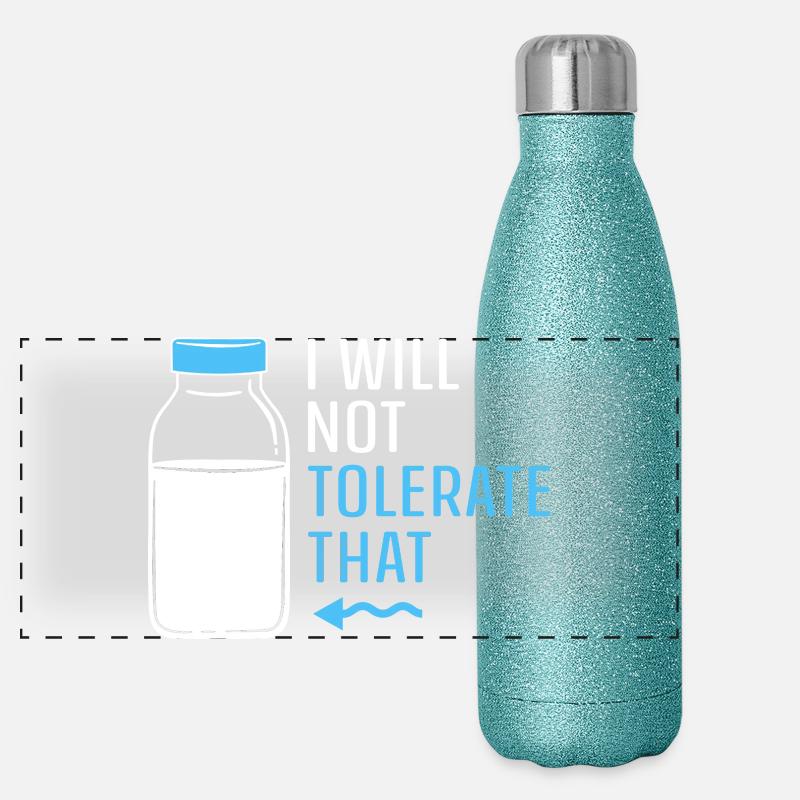 Milk Lactose Flatulence Panoramic Glitter Thermal Bottle 500 ml