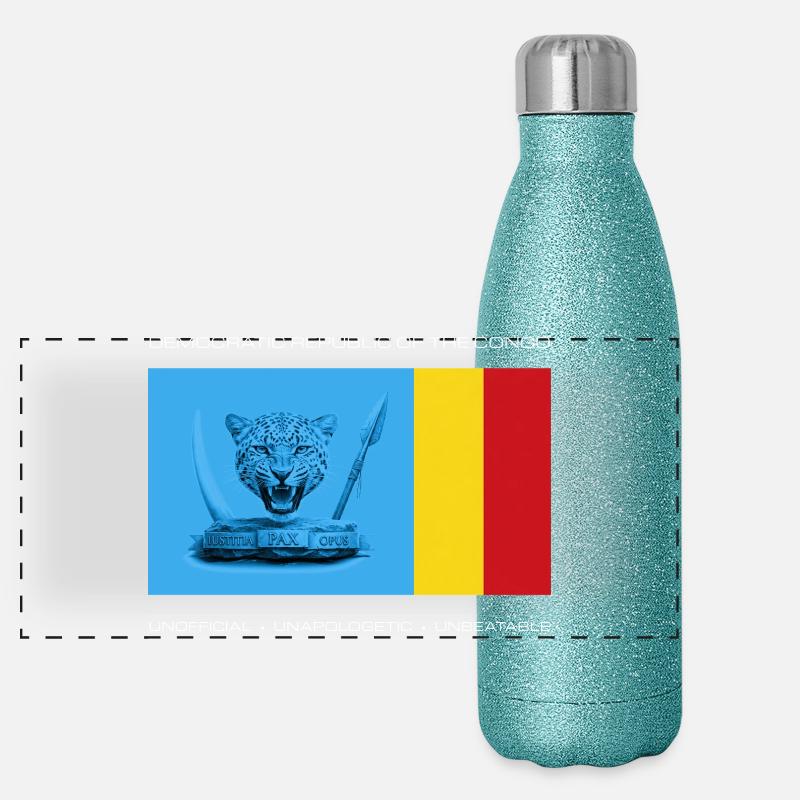 DRC BOLD UNOFFICIAL FLAG Gourde isotherme panoramique pailletée 500 ml