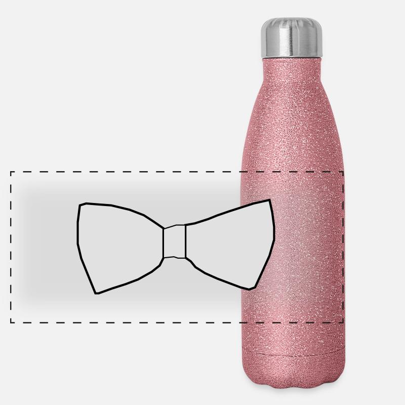Fake-Fliege vektor weiß Panorama Glitzer Isolierflasche 500 ml