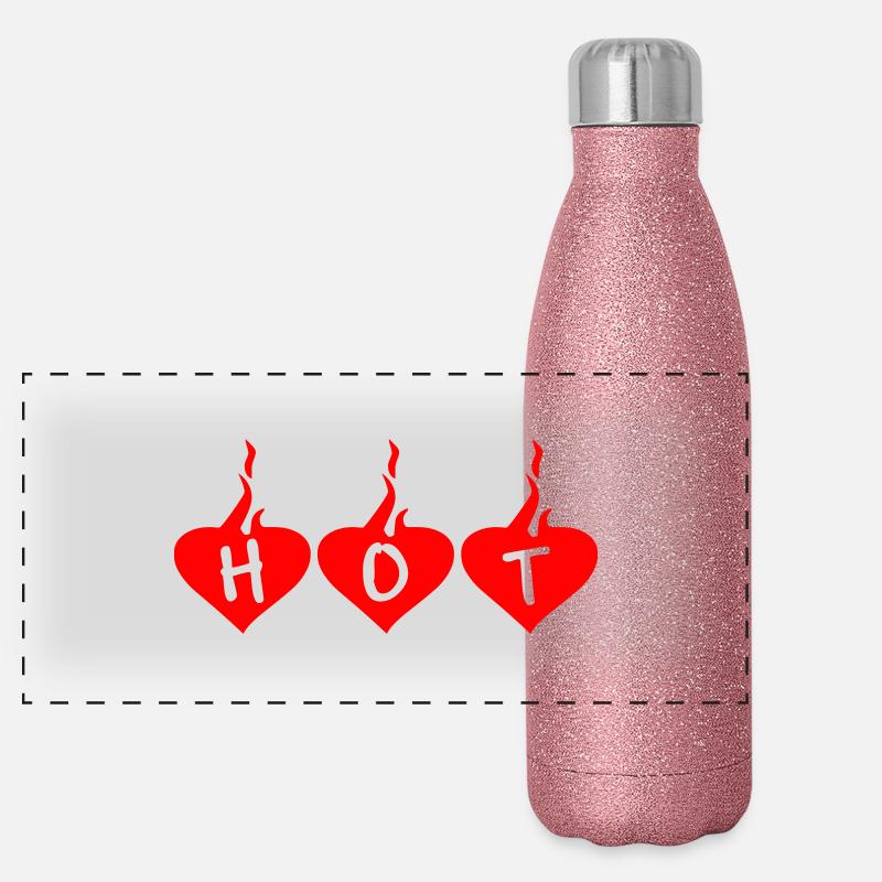 Chaudes Gourde isotherme panoramique pailletée 500 ml
