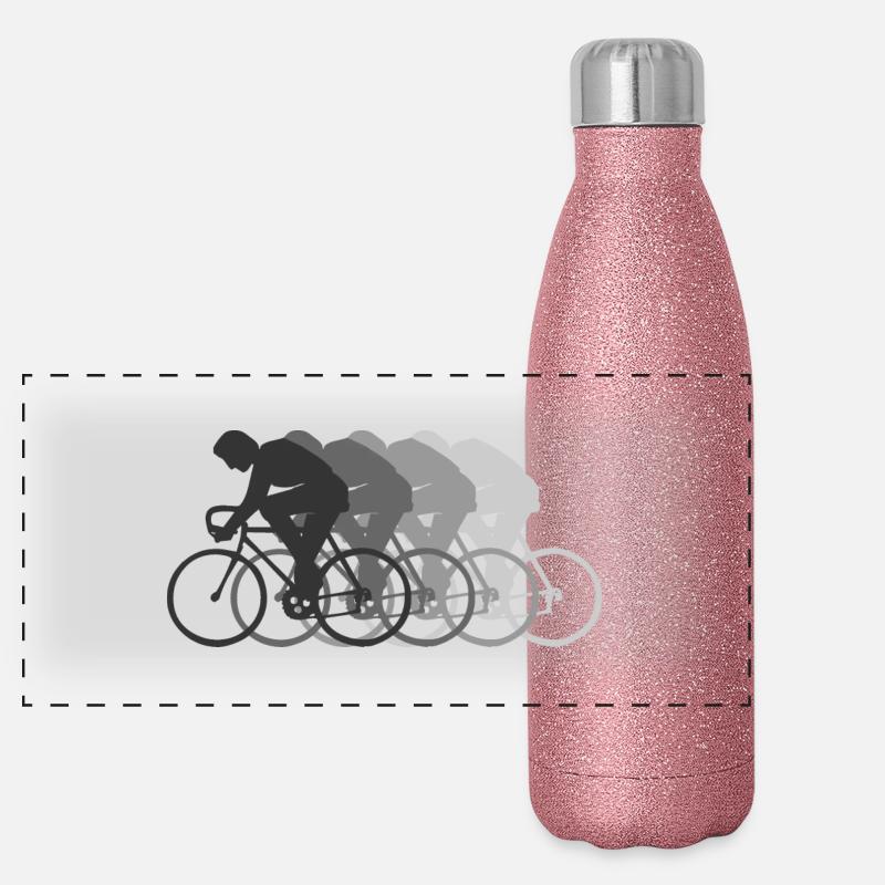rennrad racing wheel vélo Panoramic Glitter Thermal Bottle 500 ml