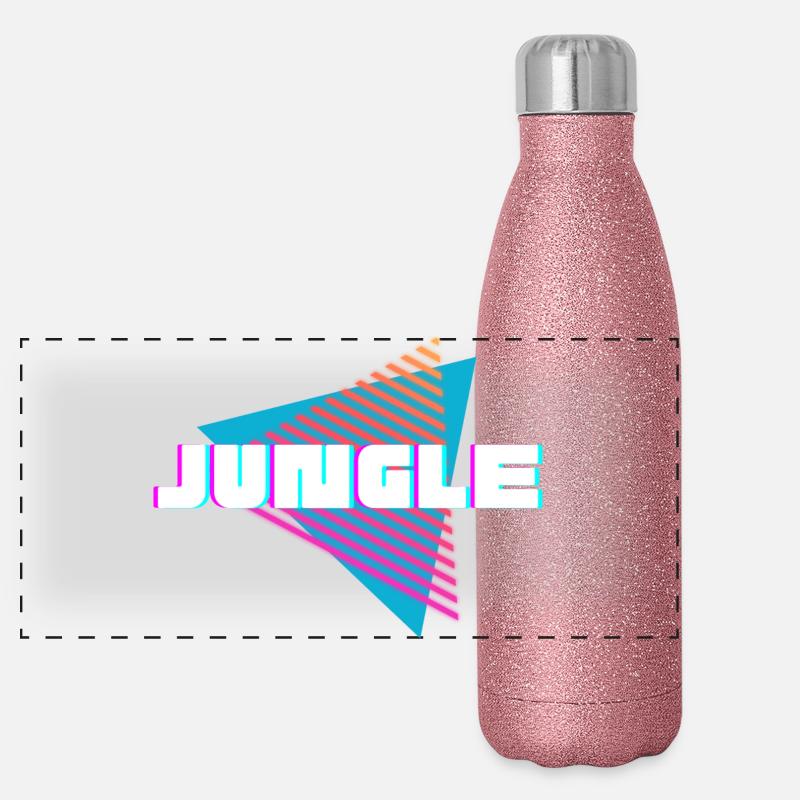 Jungle Gourde isotherme panoramique pailletée 500 ml