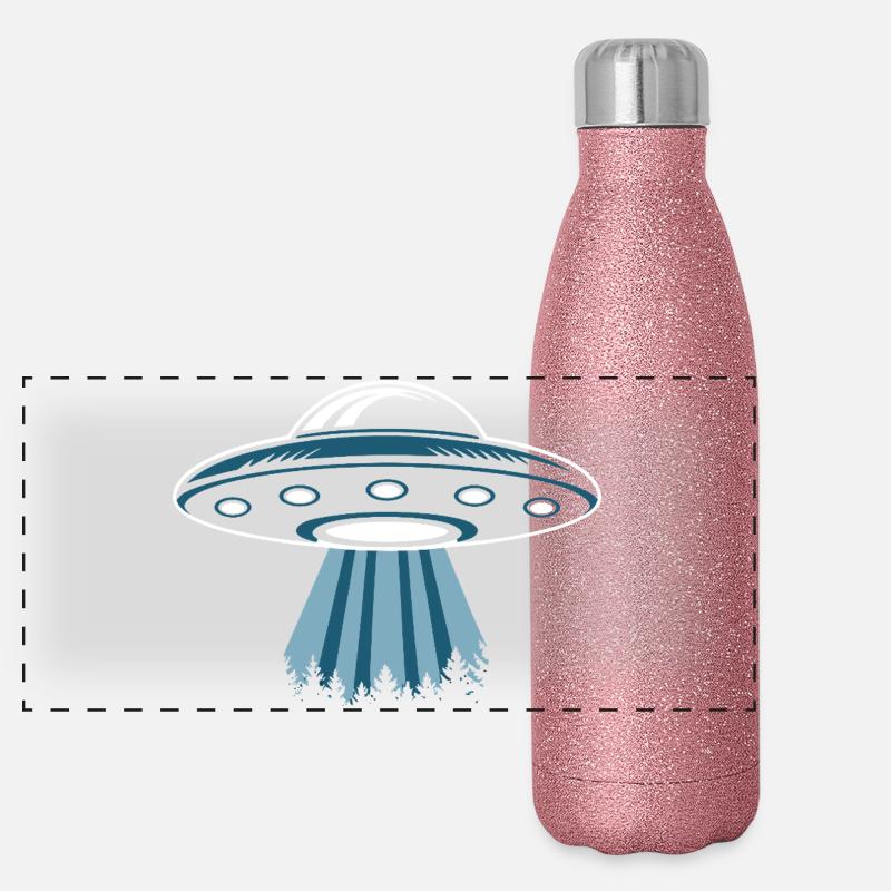 UFO Lover Panoramic Glitter Thermal Bottle 500 ml