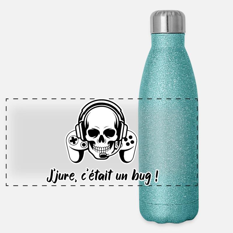 Legendärer böser Willen Panorama Glitzer Isolierflasche 500 ml