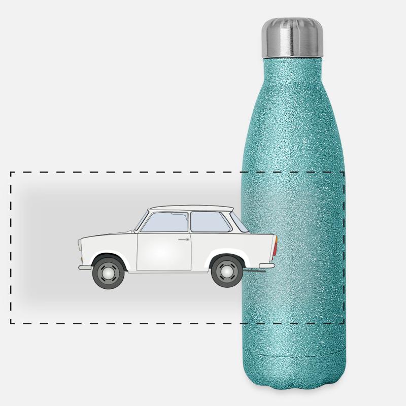 Trabi Panorama Glitzer Isolierflasche 500 ml