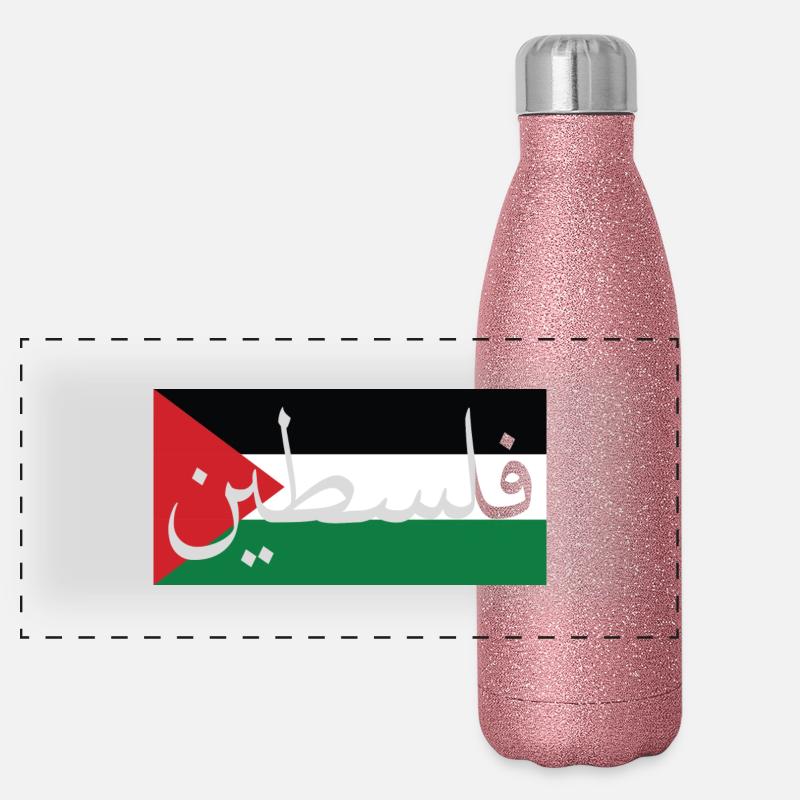 Palestine Gourde isotherme panoramique pailletée 500 ml