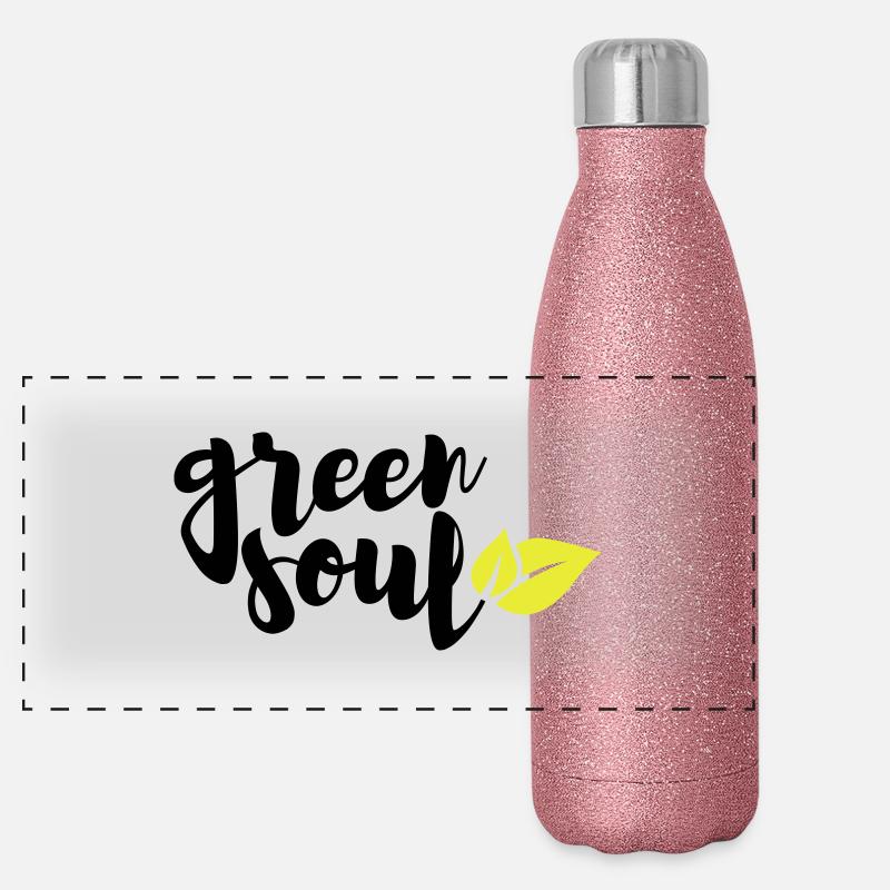 green soul Panorama Glitzer Isolierflasche 500 ml