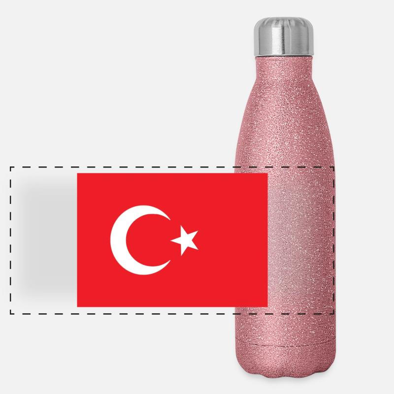 Turkey Panoramic Glitter Thermal Bottle 500 ml