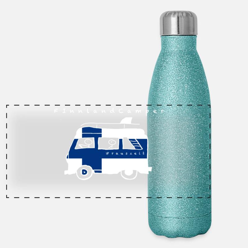 Finlande Camper Gourde isotherme panoramique pailletée 500 ml