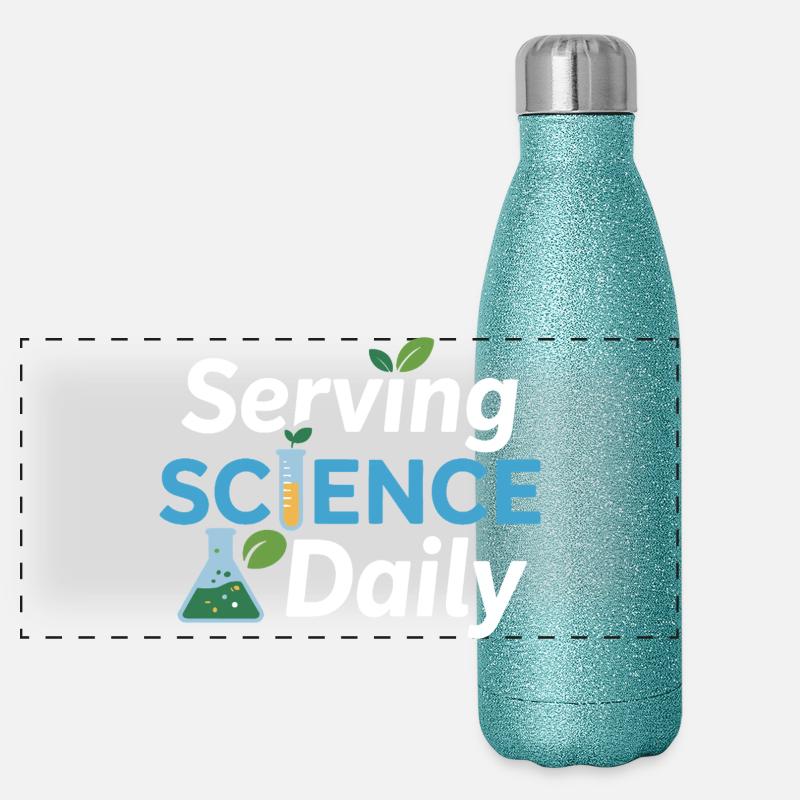 Serving Science Daily Dietitian Expert Profession Panoramic Glitter Thermal Bottle 500 ml