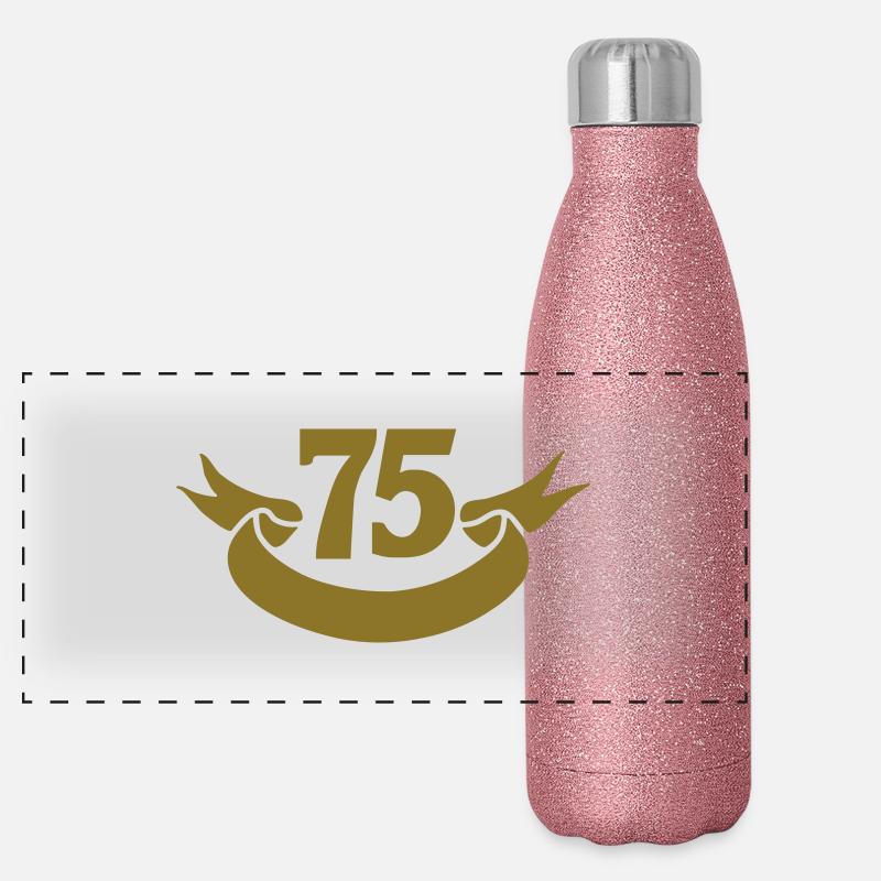 75_real_tape Panoramic Glitter Thermal Bottle 500 ml