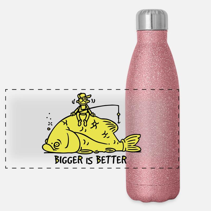 BIGGER IS BETTER Panorama Glitzer Isolierflasche 500 ml
