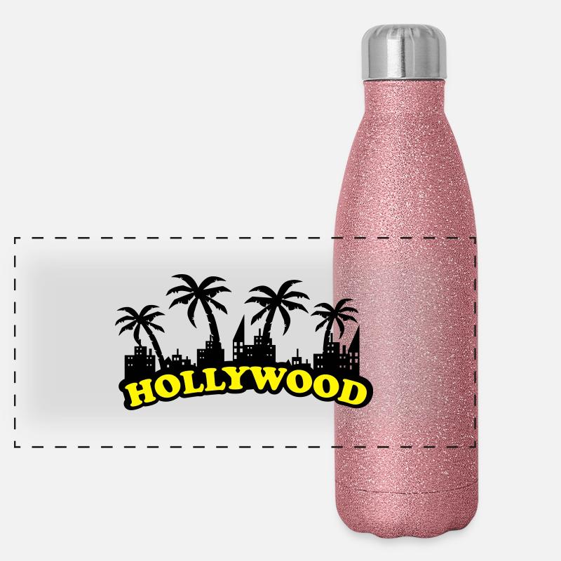 hollywood Gourde isotherme panoramique pailletée 500 ml