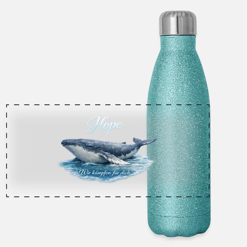 Wal Hope Panorama Glitzer Isolierflasche 500 ml