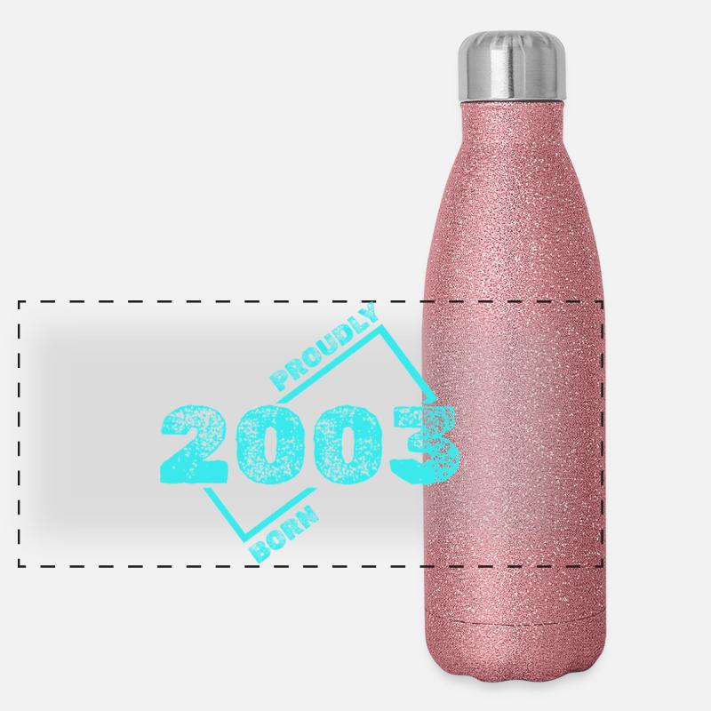 2003 Panorama Glitzer Isolierflasche 500 ml