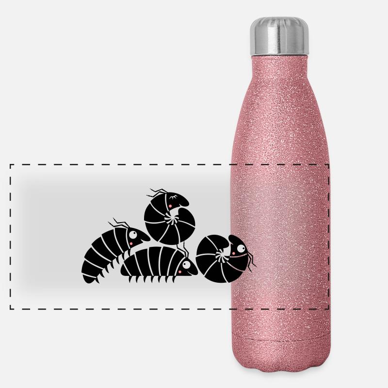 Asselhaufen Panorama Glitzer Isolierflasche 500 ml