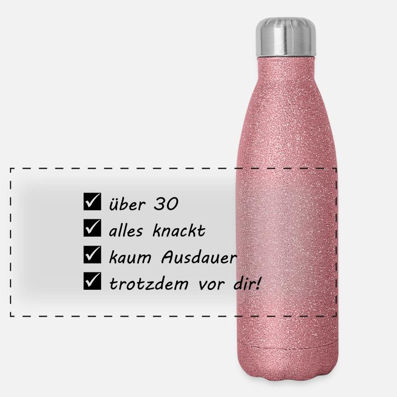 Sport - Marathon Panorama Glitzer Isolierflasche 500 ml